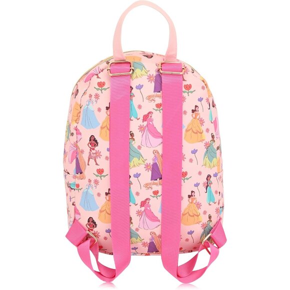 Disney Princess Mini Backpack Leather 10-Inch for Women Men Unisex - Picture 3 of 6